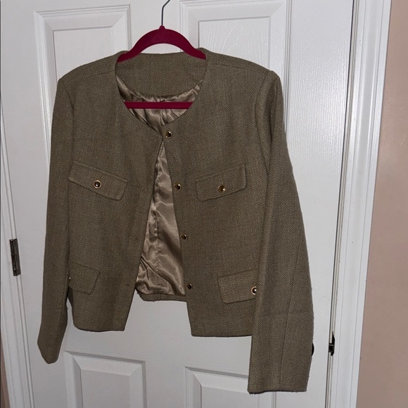 SHEIN Jackets & Blazers - Tan Coat